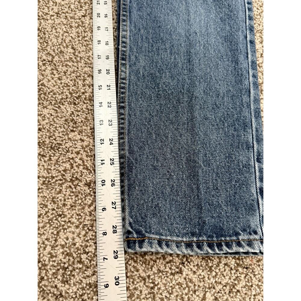 Levi's Men's Straight Jeans - Classic Blue - Picture 8 of 9